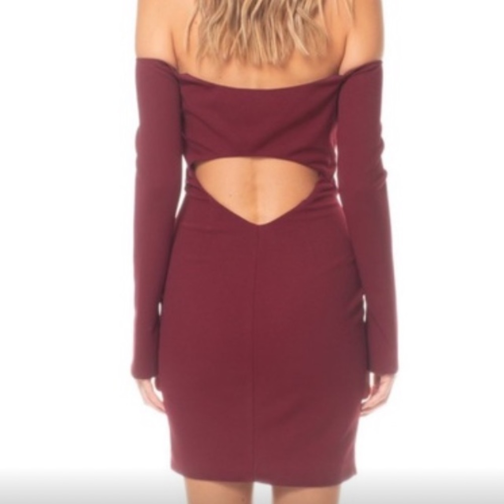 REVOLVE Katie May Imma Boss Mini Dress in Bordeaux - Picture 2 of 9